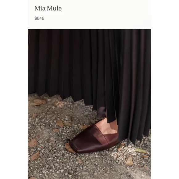 NWOB Jenni Kayne Mia Mule Bordeaux 38/8 - Picture 3 of 9